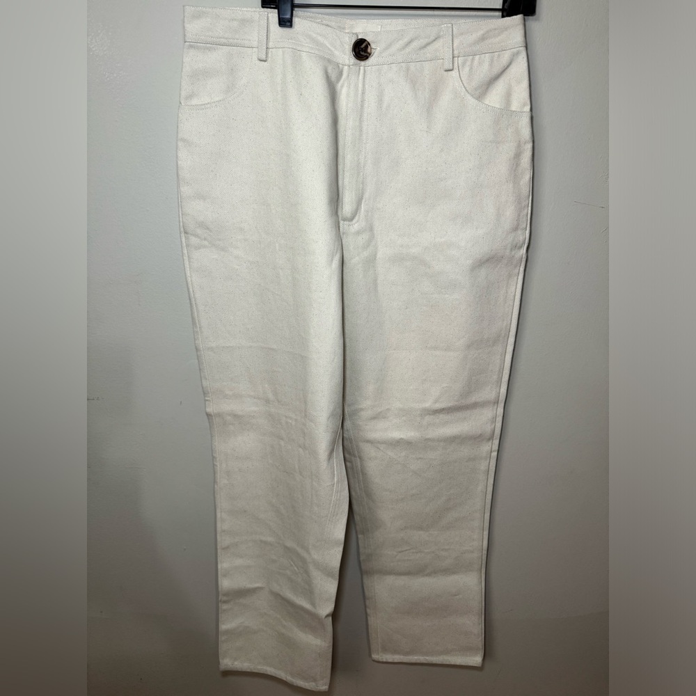 Laude The Label Cream Denim Capris